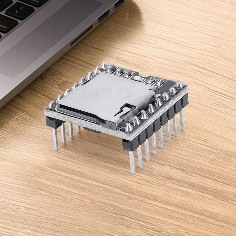 Модуль MP3-плеера DFPlayer Mini TF-карта USB-диск для Arduino Mini MP3 DF Player Аудио Голосовой Модуль IO/Последовательный Порт/AD MP3-TF-16P