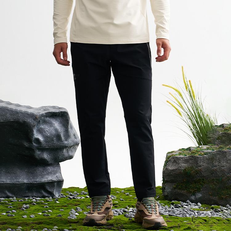 Reebok X Spyder Outdoor Sports Woven Casual Pants Men Bottoms Black 24FRL603MGH0