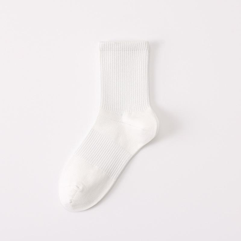 Женские весенне-осенние однотонные антибактериальные дезодорирующие влагоотводящие носки-гольфы для движения, не скатывающиеся