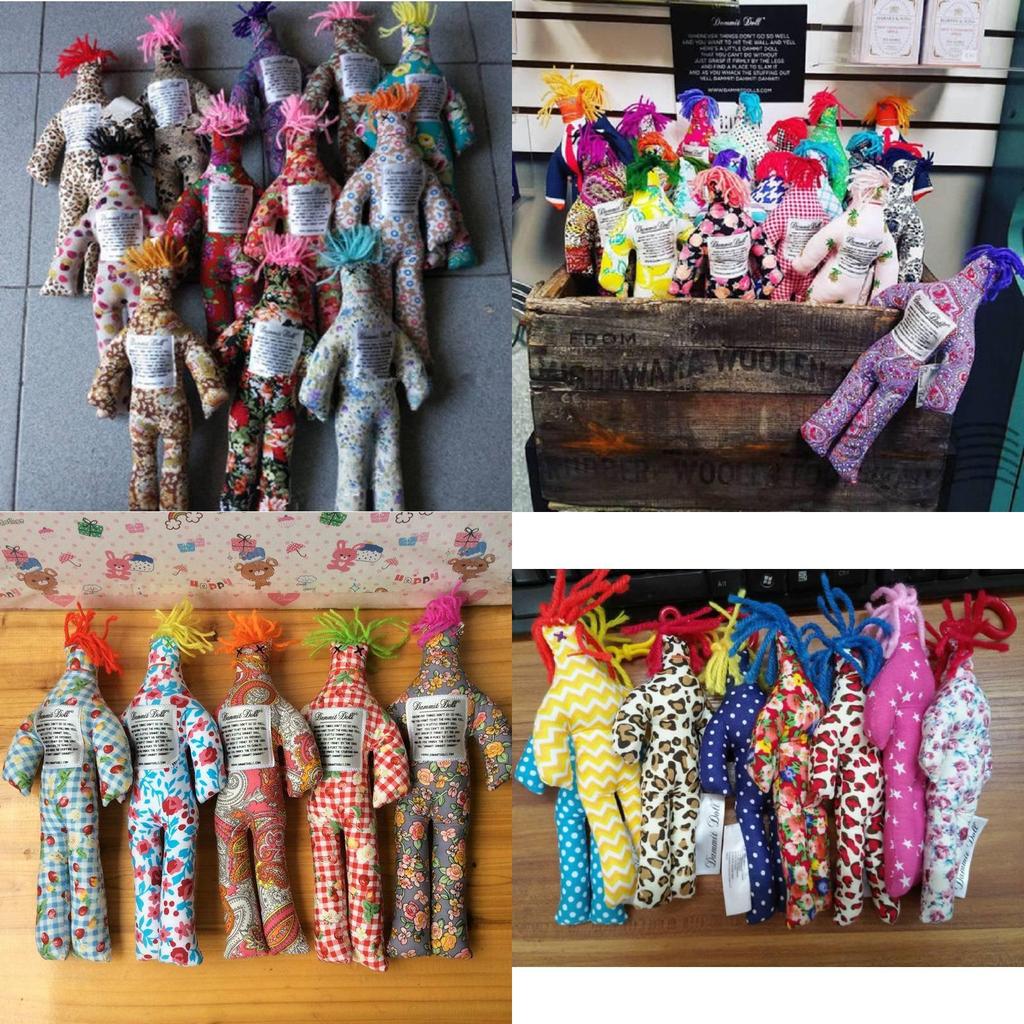 Dammit Doll Kids Plush Gift With Pp Cotton Filling Creative Straw Man Toy