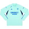 Футболка унисекс с длинным рукавом для игроков Leeds United 2023-24, цвет бирюзовый IP9840