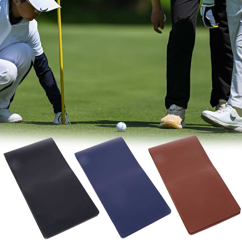 PU Leather Golf Score Book Yardage Book Score Notebook Golf Golf Scorecard Holder Enthusiasts