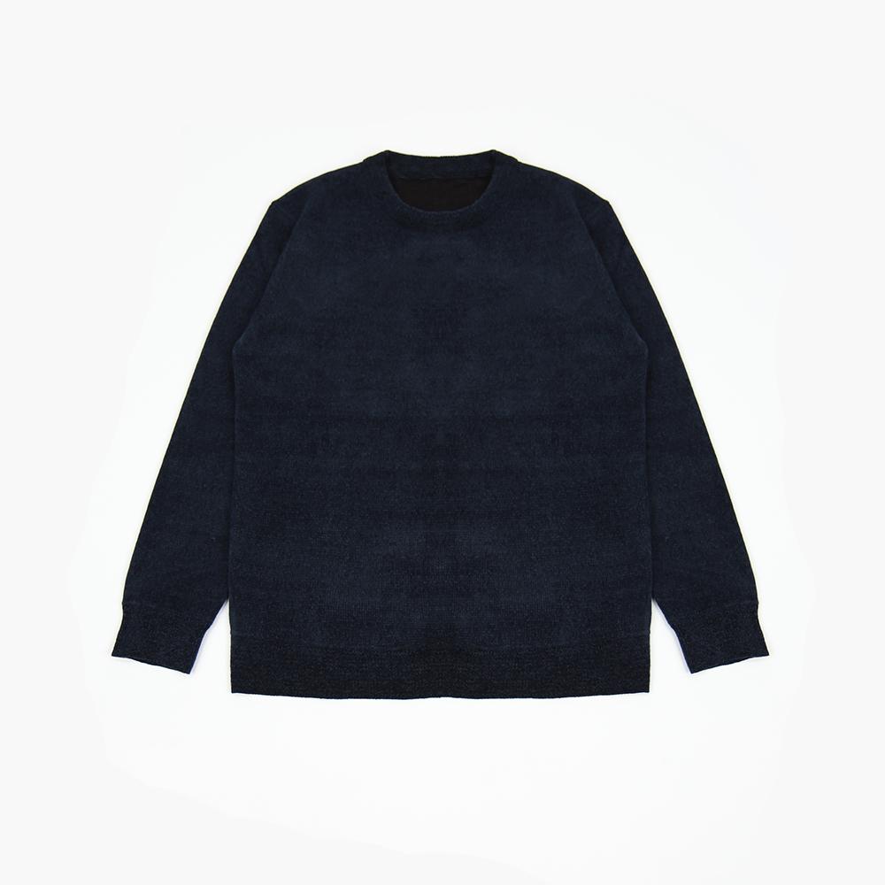 IKALOOK Soft Round Neck Daily Knit Long Sleeve Tee Nit138