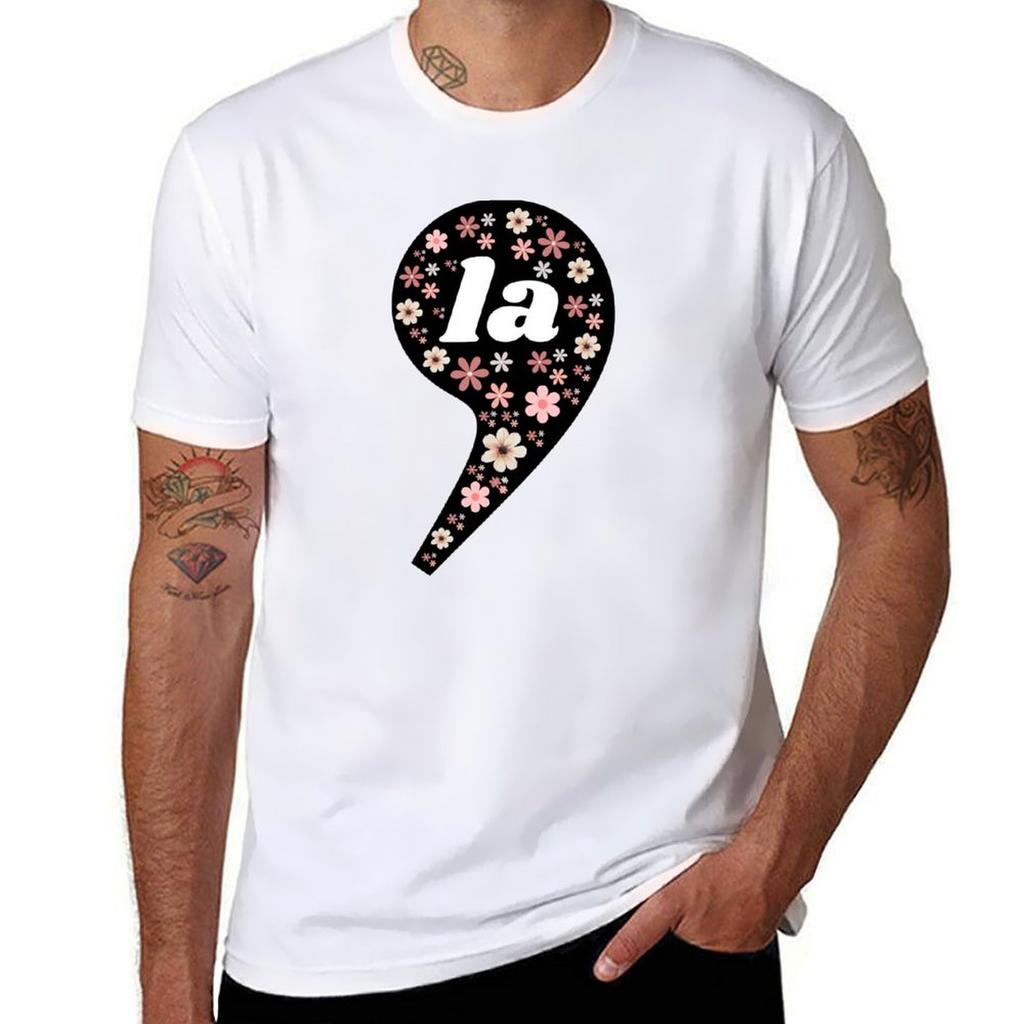 Comma La Flowers TShirt Lightweight Casual Summer TShirt