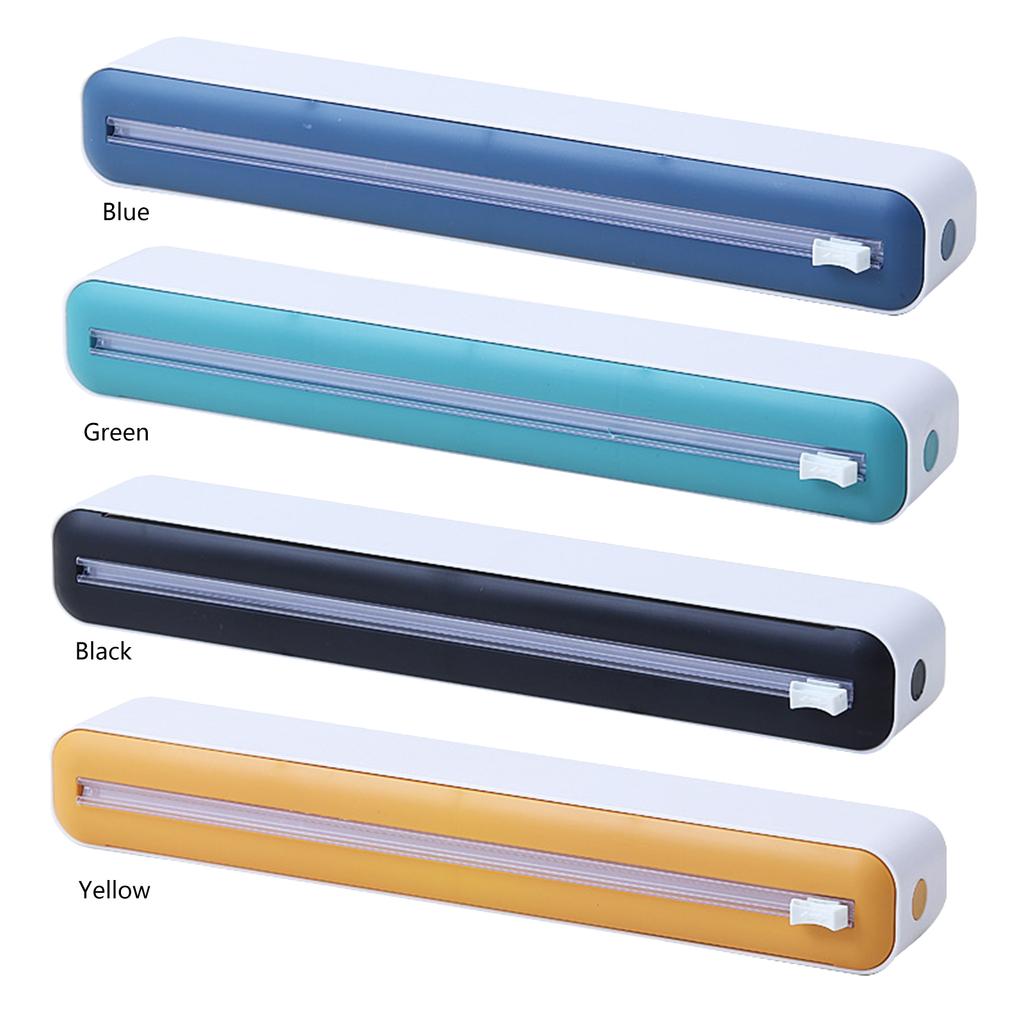 Диспенсер для оберток Saran с резаком для резки, магнитный многоразовый диспенсер для упаковки пищевых продуктов в ресторане для пищевой пленки