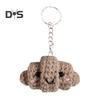 Подвески для сумочки ручной работы, брелок, кулон, мини-размер, очаровательный внешний вид, кулон, вязаный крючком, украшение для автомобильного ключа
