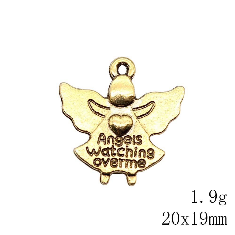 Ожерелье с подвесками «Назад в школу» Подвеска с подвесками в виде ангела Сувенирные подвески для браслетов