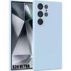 Silicone Case for Samsung Galaxy S24 Ultra, Soft Slim Anti-Scratch Protection Sky Blue