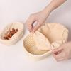 Корзина для брожения из ротанга для выпечки хлеба на закваске, круглый овальный набор ручной работы, домашний декор