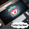 Custom Name Mouse pad Football Liverpool Crest Mouse pad, Gaming Mouse Pad, keyboard pad, Desk Decor for computer notebook Fan Birthday Gift