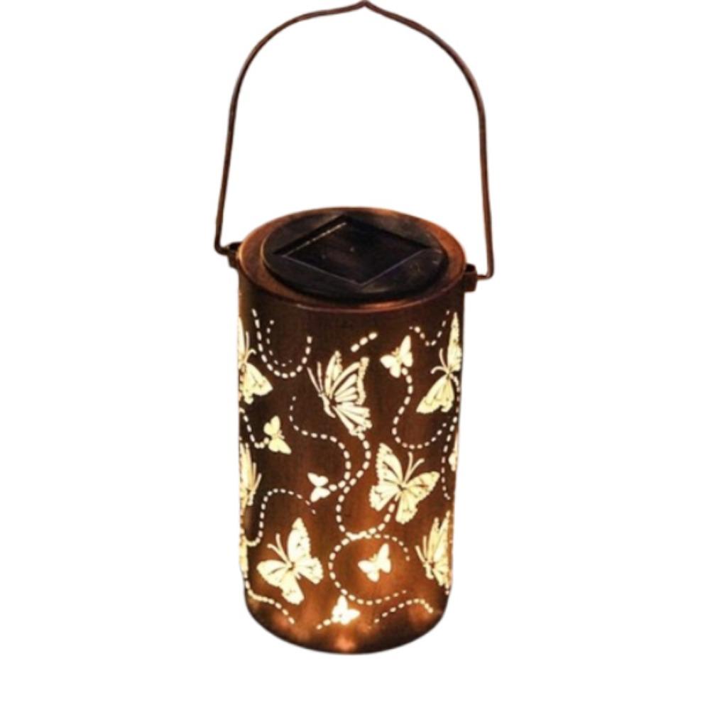 Portable Hanging Solar Lanterns Solar Powered Wind Chime Hanging Lamp Courtyard Landscape