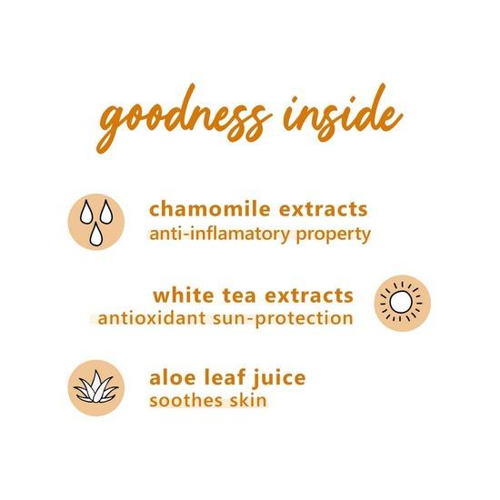 Plum Chamomile & White Tea Calming Antioxidant Toner | Vitamin B3 | For Normal, Combination Skin | 100% Vegan, Cruelty Free | 200ml