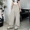 Дядя редис комбинезон женский весна и осень новый свободный уличный быстросохнущие брюки ледяной шелк широкие брюки