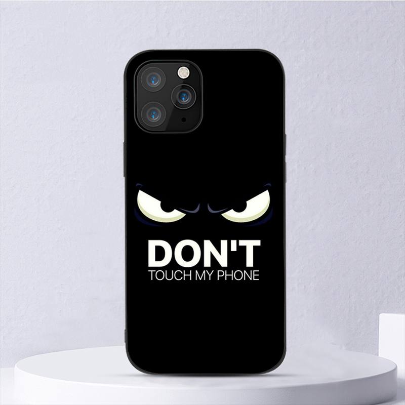 Чехол «Не трогай мой телефон» для Iphone 11 12 Mini 13 14 Pro Xs Max X 8 7 6s Plus 5 Se Xr Shell