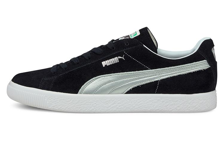 Puma Замша Винтаж Сделано в Японии 'Черное Серебро' 375905-01