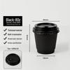 Одноразовые Кофейные Чашки Royal Chef Black Warrior с Двойными Стенками