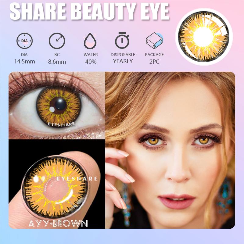 Eyeshare Cosplay Contact Lenses Big Eye Anime Colored Contactlen Blue Lens Red Contact Fashion Soft Color Cosmetic Lenses for Halloween