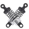 2Pcs 63mm RC Aluminium Shock Absorber Damper for TRAXXAS SLASH 2WD RC Car Upgrade PartsSilver