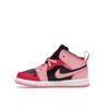 Кроссовки Air Jordan 1 Mid TD Coral Chalk Baby Pink Rush-Pink Black 640735-662