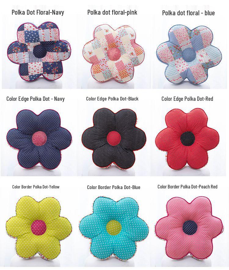 Корейская подушка с цветком сливы: Подушка для сна из 100% хлопка для офиса и спальни