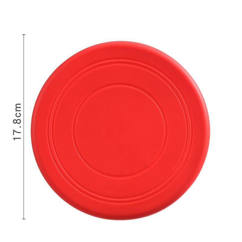 17.8cm Pet Resistant Bite Floating Toy Game Flying Discs Interactive Dog Supplies Dog Toys Pet Flying Discs Puppy Training Toy