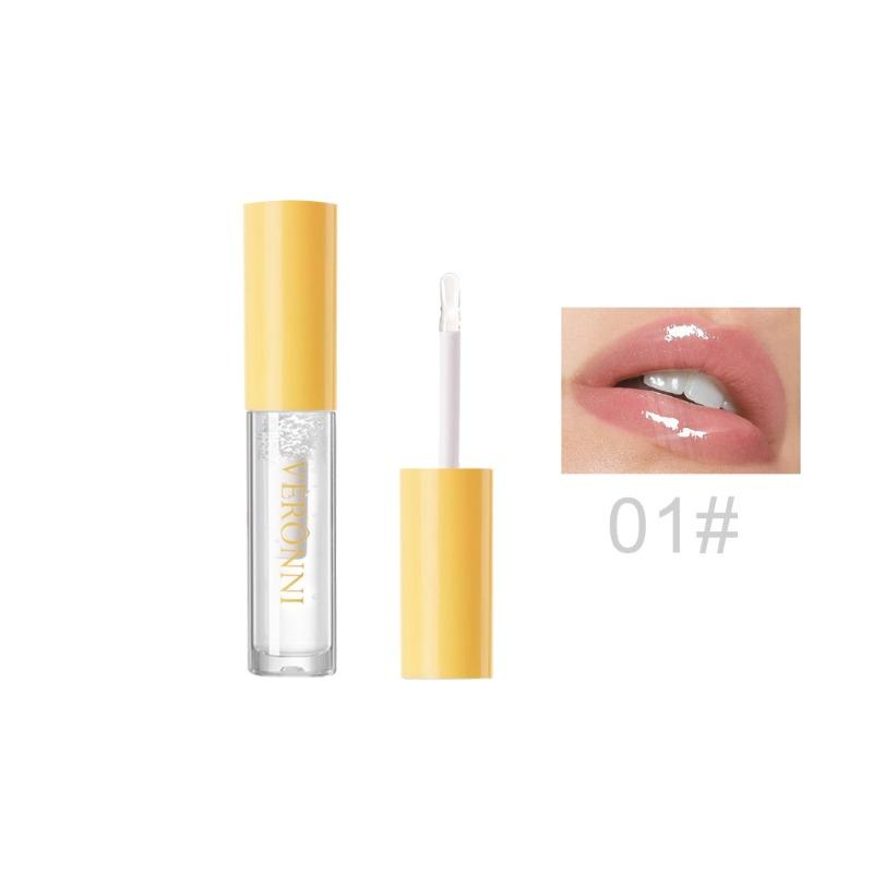 Beauty Natural and Long-lasting Moisturizing Mirror Lip Oil Fruit Flavored Plump Lips Moisturizing and Glossy Lip Balm