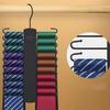 360° Rotating Tie Storage Rack Space Saving Ties Organizer Racks Wooden Tie Rack  Wardrobe