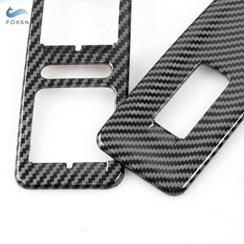 For VW Golf 6 MK6 2010 2011 2012 2013 Interior Window Lifter Switch Control Panel Cover Carbon Texture Inner Accessories