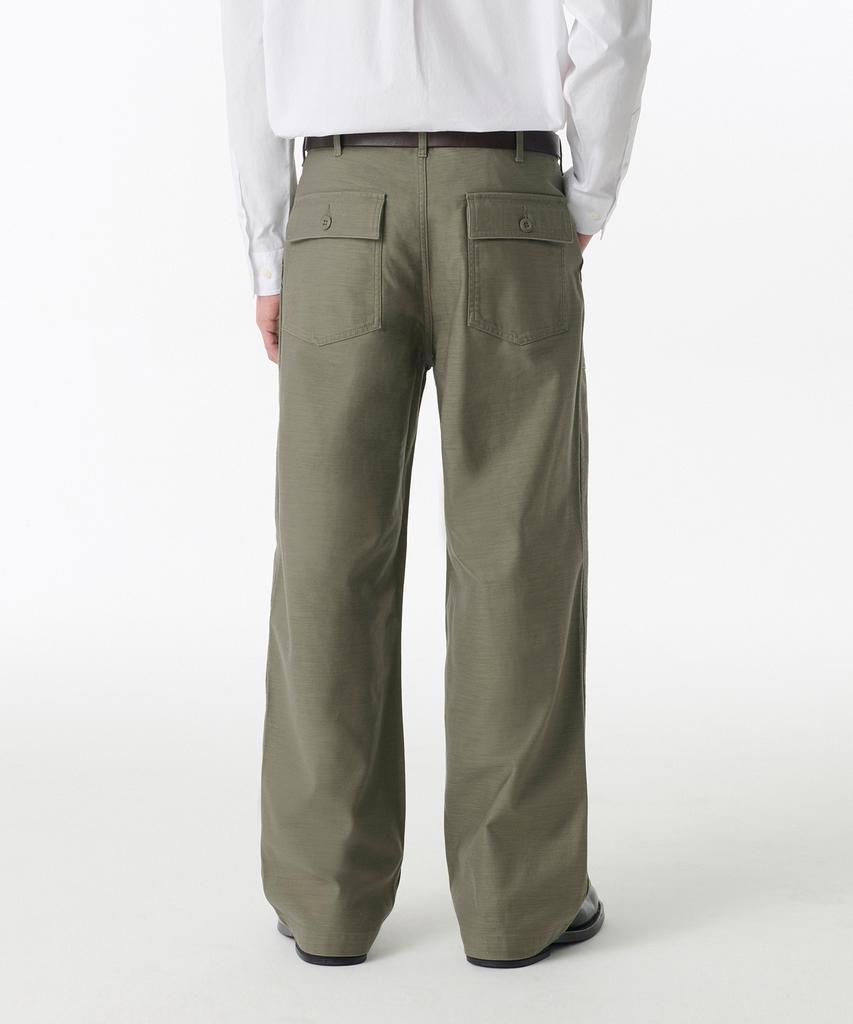 MUSINSA STANDARD Wide Replica Fatigue Pants [Olive]