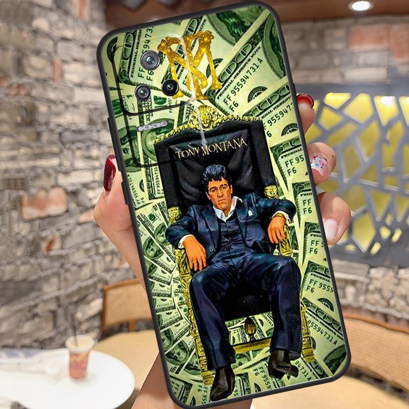 Чехол Scarface Tony Montana для Xiaomi 14 Ultra 15 13 11T 12T 13T 14T Pro POCO X3 X5 X6 X7 Pro M6 F5 F6 Pro