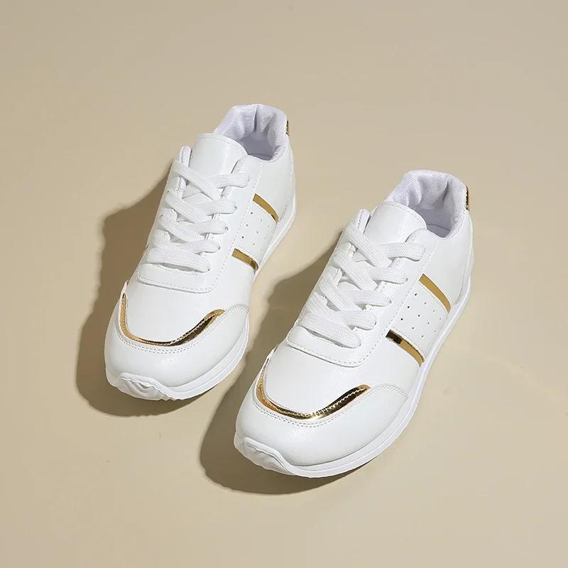 Мода 2024 года повседневная обувь для женщин спортивная обувь кожа роскошные дизайнерские повседневные кроссовки дышащие скейтборд женские вулканизированные туфли