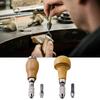 Jewelry Craft Handle Pin Vise Vice Wooden Handle with Chuck Twisting Wire Wrapping Drill Tool Jewelry Tools DIY Woodwork