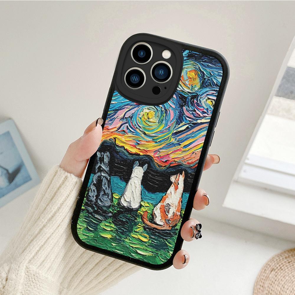 Чехол с 3D-тиснением для телефона Iphone 13 12 11 14 Pro MAX MiNi 7 8 14 Plus XS XR 13 Pro, защитные чехлы из овчины с масляной краской