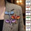Fantasy Dragon Crystal Wing Dragon Pin Zinc Zinc Zinc Alloy Luxury Suit Lapel Pin  for Men and Women