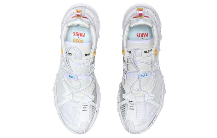 Li Ning Wu Xing 1 Неделя моды в Париже Подиум, Wu Xing Амортизация Нескользящая Амортизация Нескользящая Низкий верх AGBQ093-4
