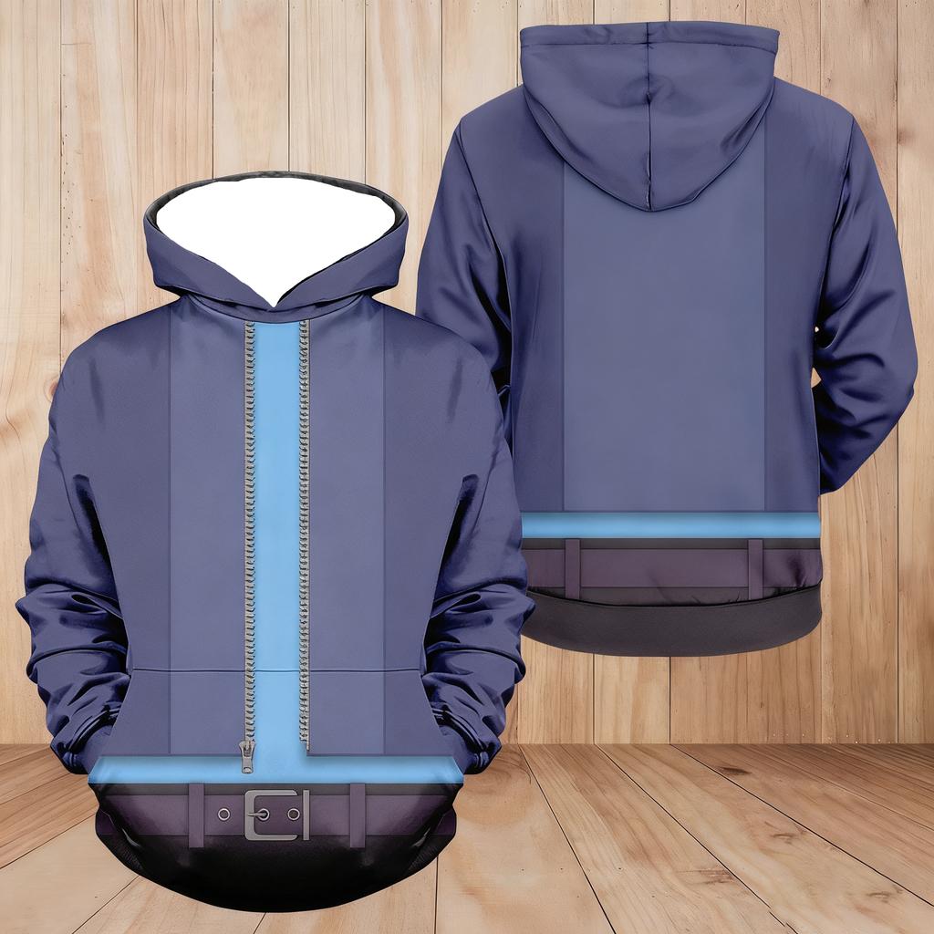 For Kids Teens Adults, Zootopia 2 Officer Judy Costume Hoodie, Crazy Animal City Print Pullover, Autumn Winter Long Sleeve Top