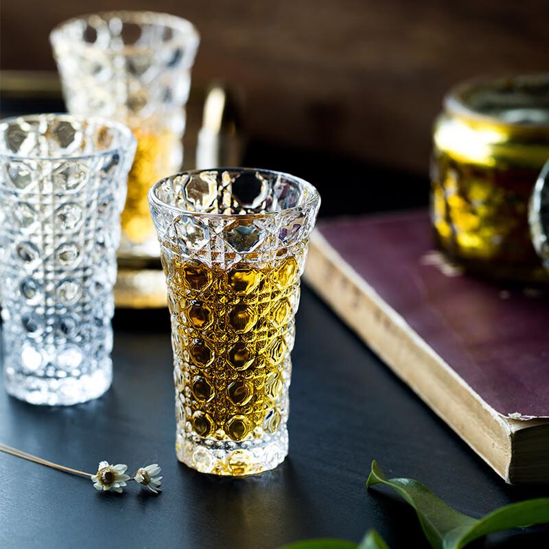 Набор из 6 тисненых стеклянных рюмок Changbaosen для ликера