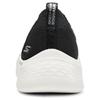 Skechers Go Walk Удобные Простые Универсальные Дышащие Легкие Низкие Повседневные Кроссовки Женские Черный Белый 124833-BKW