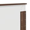 Bed Frame Brown Oak Look 120 x 190 cm Wood Based Panel