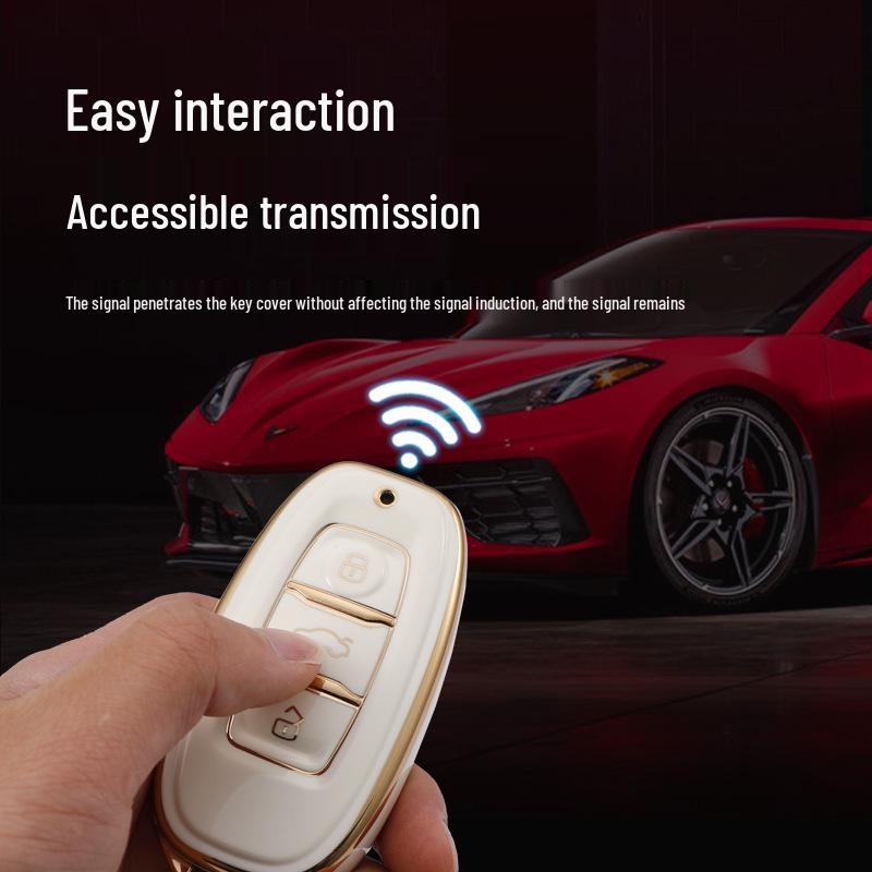 Hongqi EQM5/H7/E-HS3 Key Shell: Full Case Cover for H5 and HS7 Models - Unisex