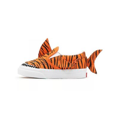 Детские кроссовки без шнуровки V для малышей Tiger Shark Orange Orange-Tiger True-White VN0A7Q4Z8CF