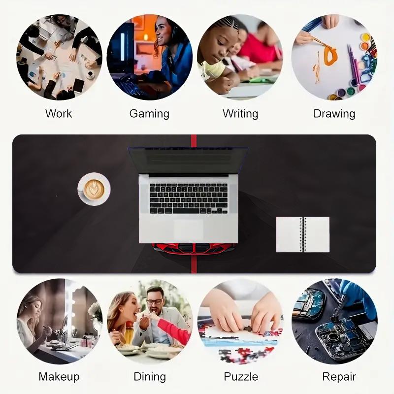 Car Xl Gaming Mouse Pad Nonslip Rubber Base Stitched Edge Waterproof Desk Mat For Pc Laptop Gamer Office Computer Accessories C927152