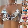 Women's Bra Trampoline Acrylic Sequin Hollow Top