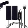 Solxion Подогрев ручек для мотоциклов, Накладной USB-подогрев ручек,