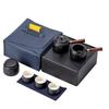Portable Zen Black Dry Landscape Travel Tea Set Gift