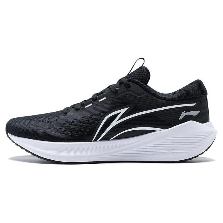 Li Ning MINE V2 Амортизирующие Скользкие Устойчивые к истиранию Низкие Повседневные Беговые Кроссовки Мужские Черные ARST053-3
