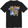 Marvellous Groot Guardians Stitch of Galaxy T Shirt Superhero Mashup T-Shirt Top