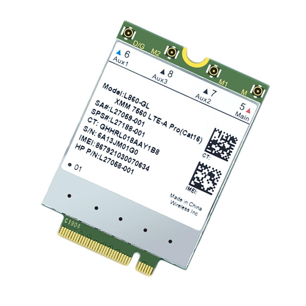 L860-GL 4G карта Cat16 модуль 4G SPS- L27188-001 FDD-LTE TDD-LTE Wlan-адаптер для ноутбуков Elitebook X360 830 840 850