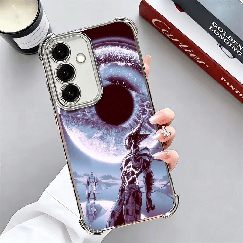 Мягкий чехол для телефона One P-Punch-Man Garou для Samsung A17 A27 A07 A37 A57 A16 A56 A15 A55 A14 A54 A13 A53 A26 A36 A25 A35 A24 A34 A