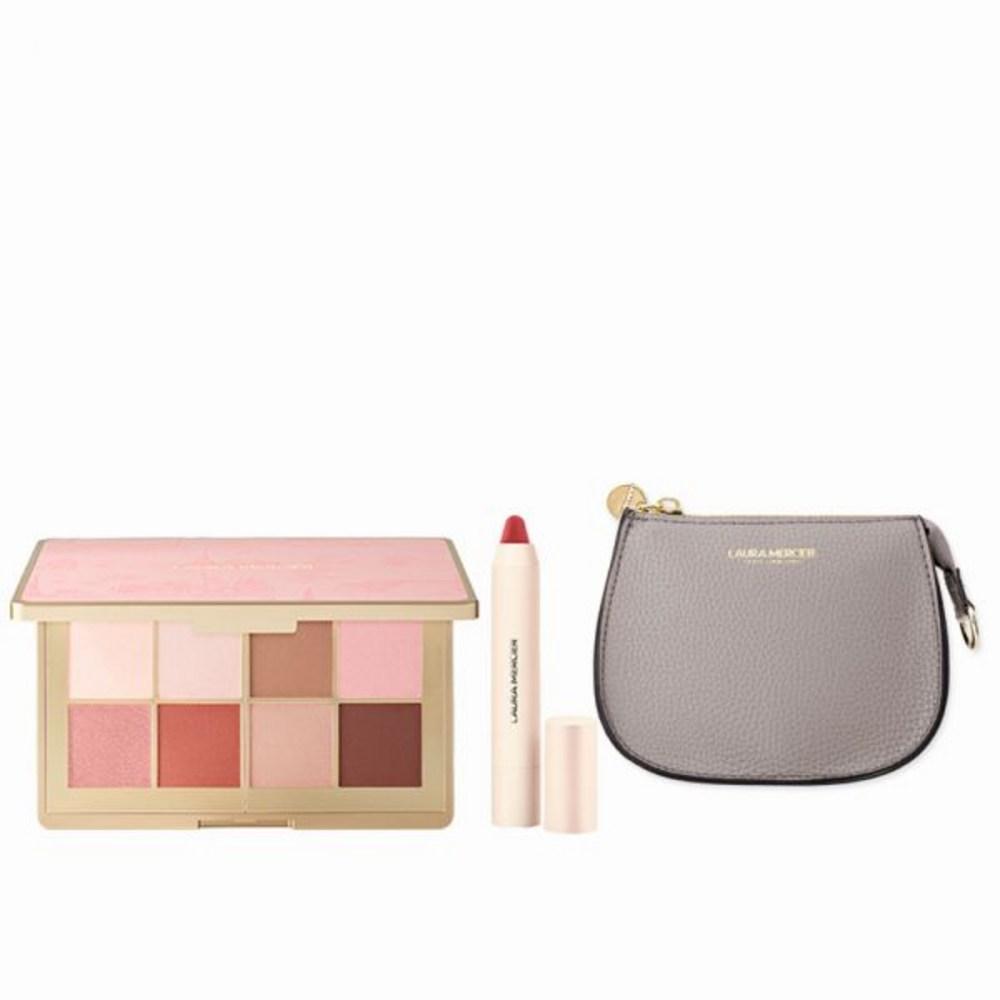 Палитра теней для век Laura Mercier Limited Edition Eyes in Bloom, мягкая помада-карандаш Petal, набор из 2 предметов, 1 предмет